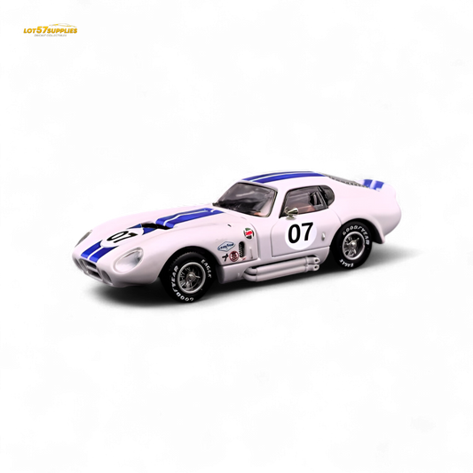 Fine Works64 Shelby Daytona White with Blue Stripes 1:64