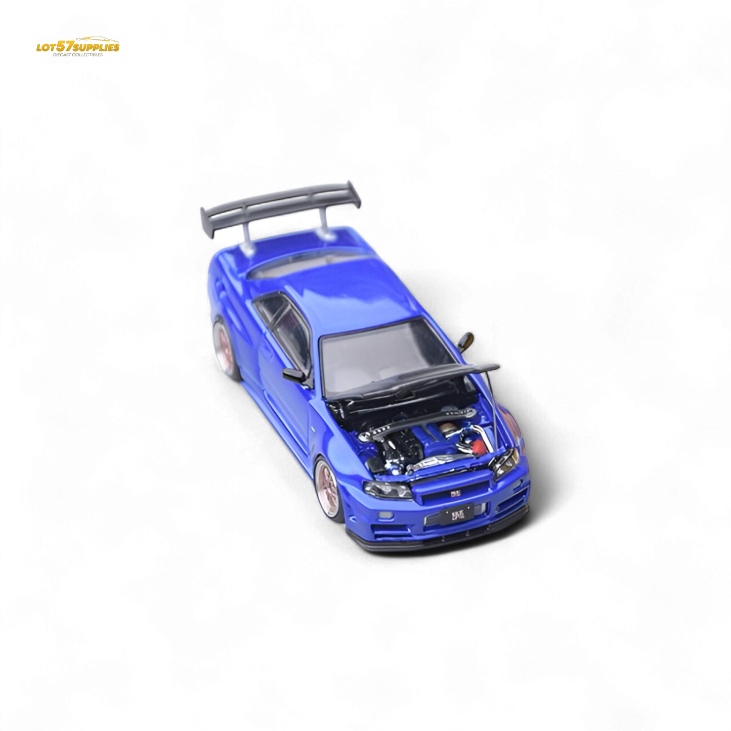 Focal Horizon Skyline GT-R R34 Bayside Blue 1:64
