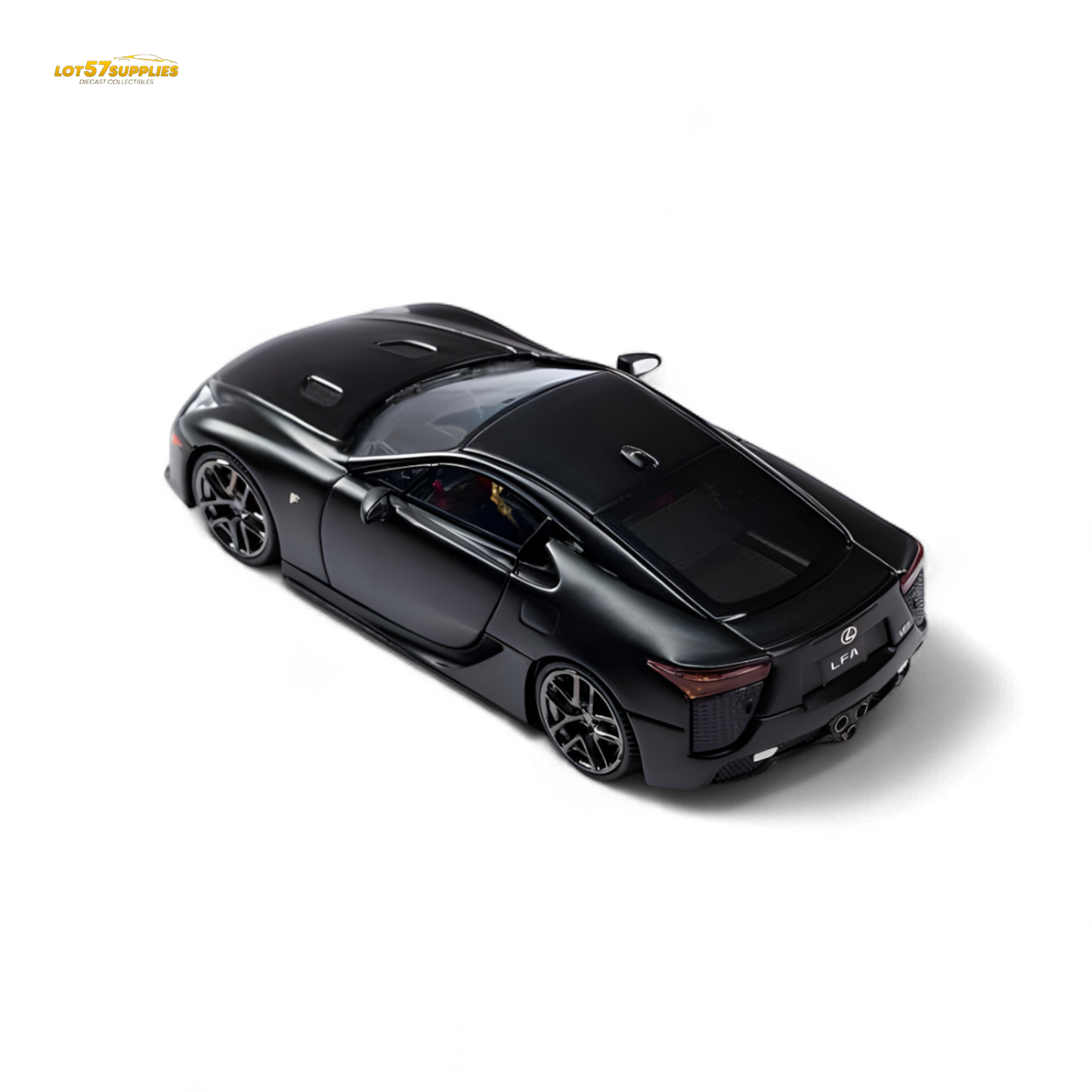 (Pre-Order) Model One Lexus LFA - Matt Black 1:64