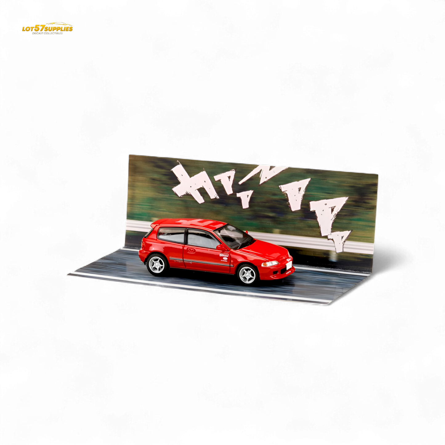 Hobby Japan Honda Civic EG6 Red 1:64
