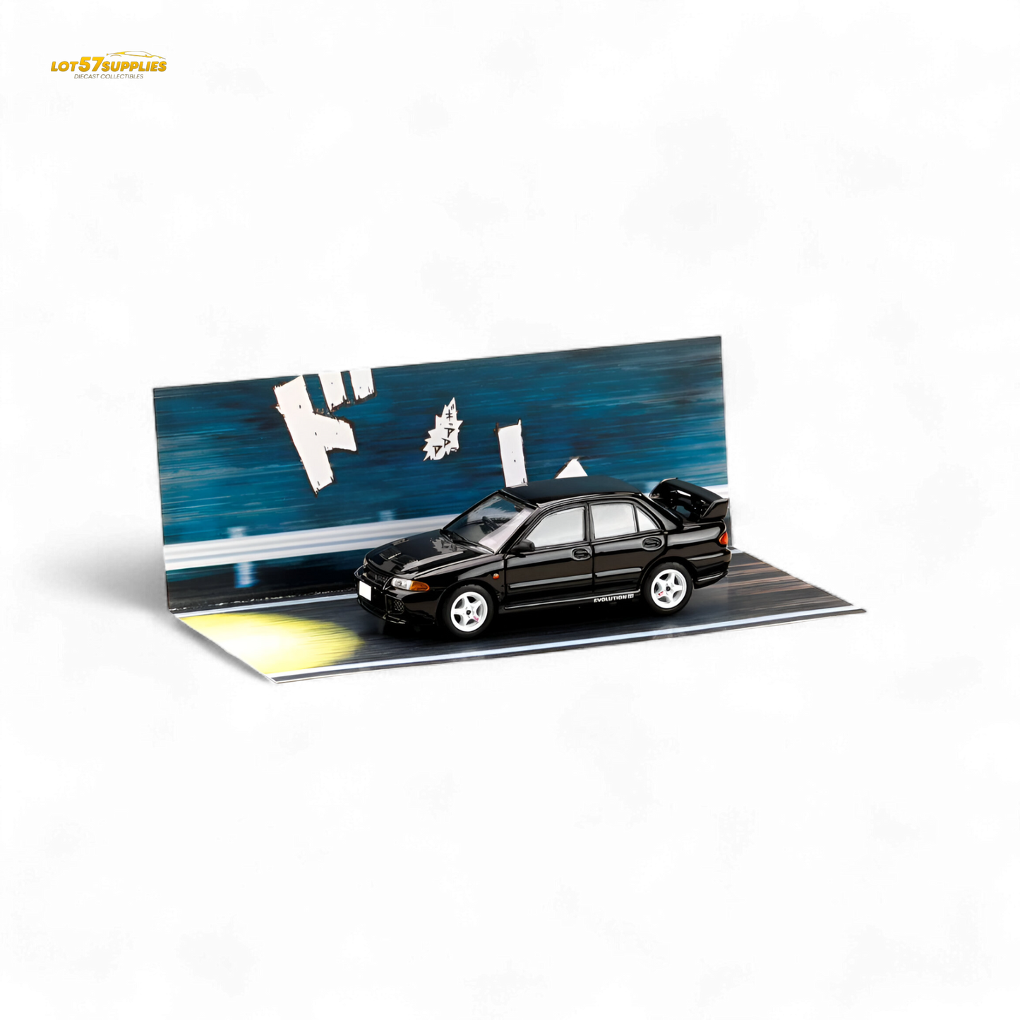 Hobby Japan Mitsubishi Lancer Evo III Black 1:64