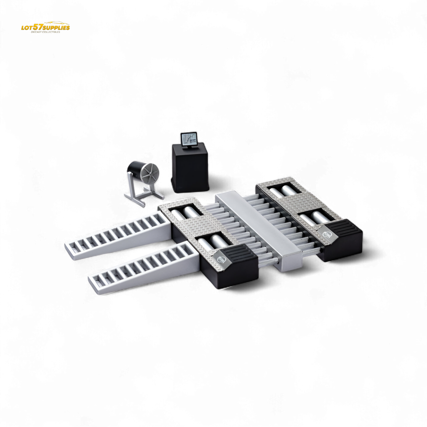 (Pre-Order) ModelModel 1:64 Horsepower Dyno Machine - Black 1:64