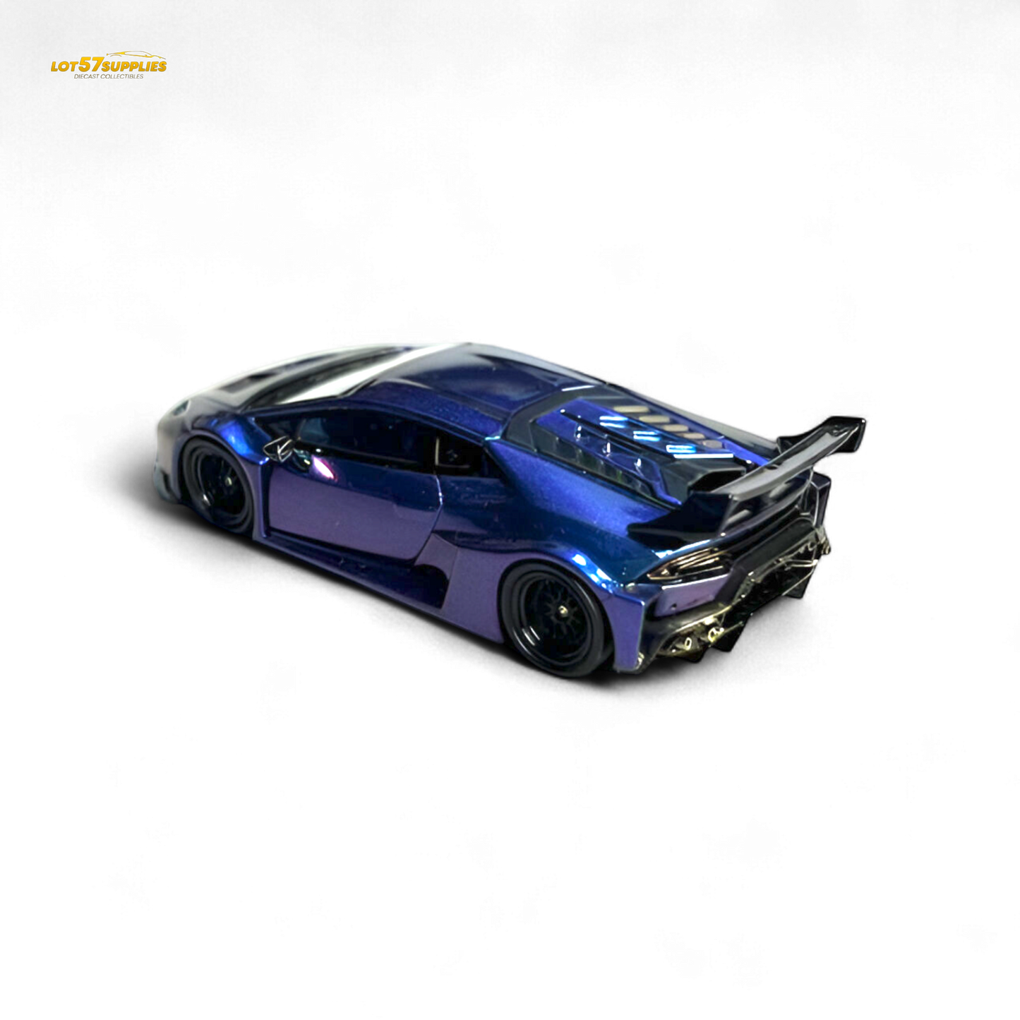 Flame Lamborghini Huracan GT LP610 Magic Purple 1:64