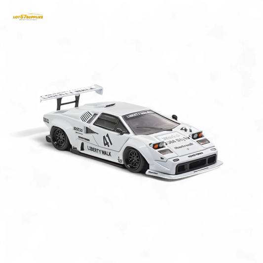 Vision64 Lamborghini Countach Luxury Version White 1:64