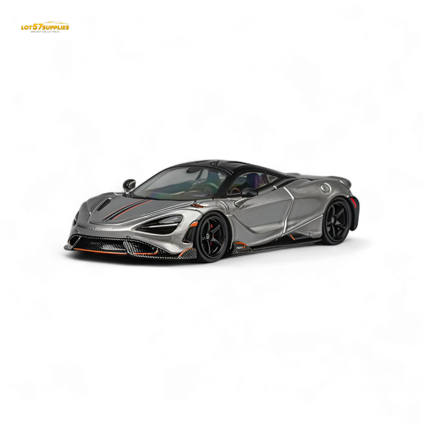 CM Model McLaren 765LT Silver Gray 1:64