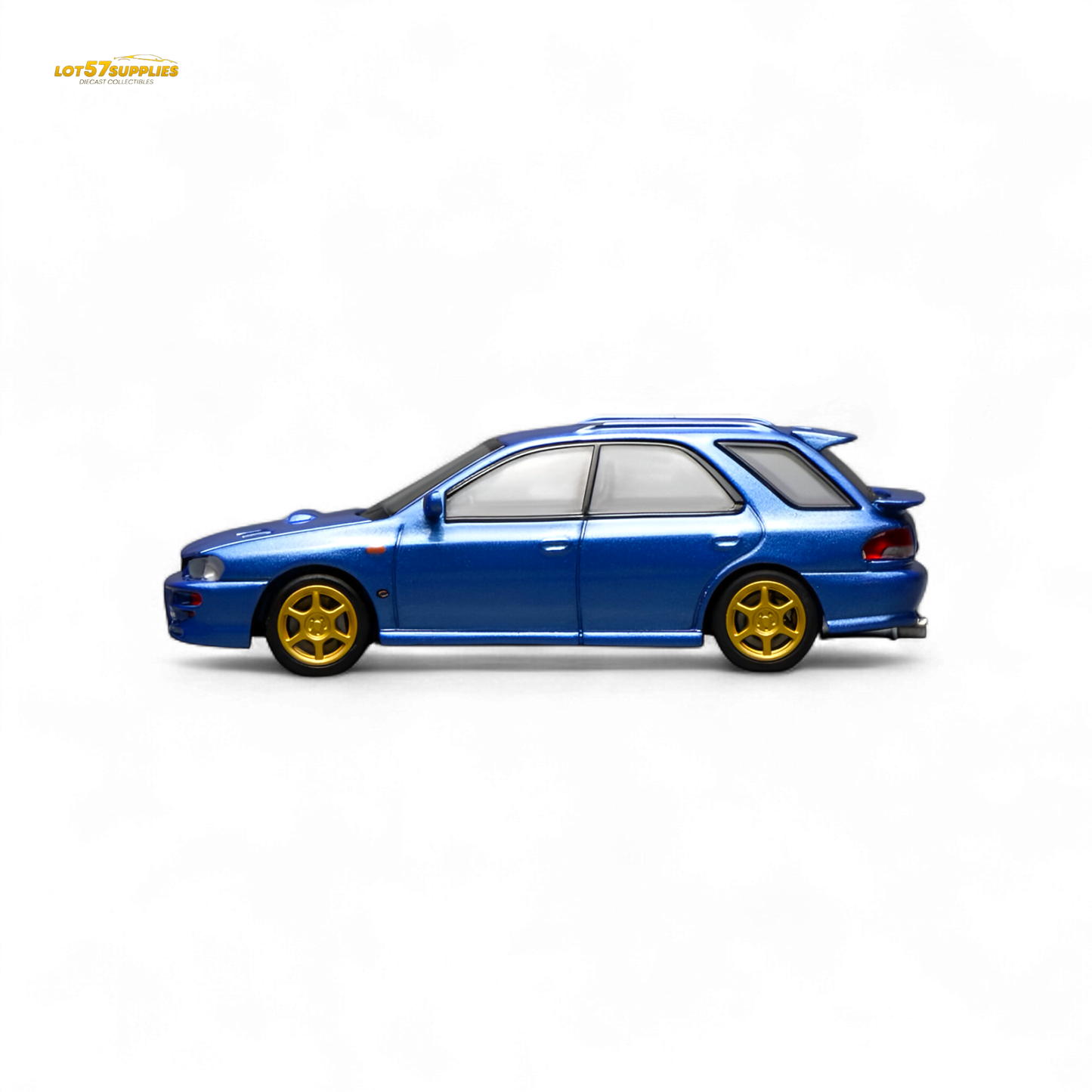 (Pre-Order) Motorhelix Subaru Impreza Wagon WRX STi Version VI - Rally Blue 1:64
