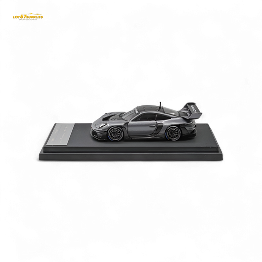 (Pre-Order) HKM Porsche 911 GT3 R Rennsport Grey 1:64