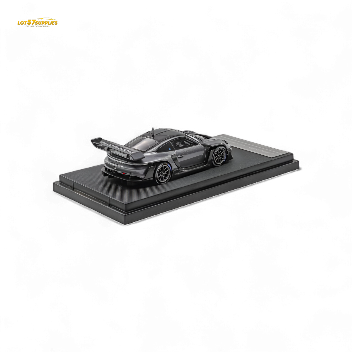 (Pre-Order) HKM Porsche 911 GT3 R Rennsport Grey 1:64