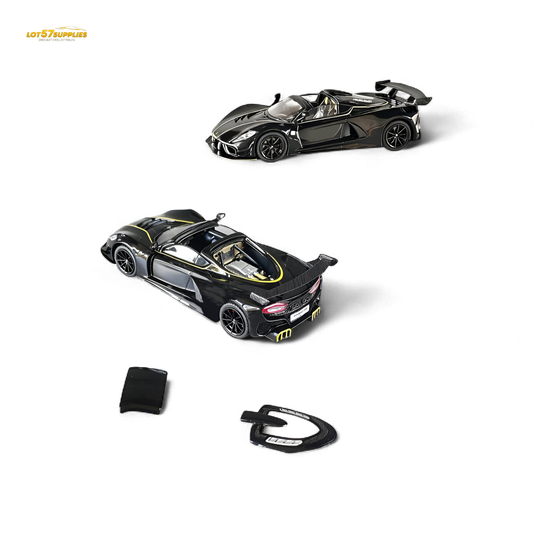 Rhino Model Hennessey Venom F5 Black 1:64