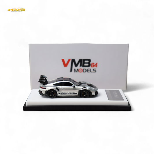 VMB Porsche 992 GT3 RS GT Silver 1:64