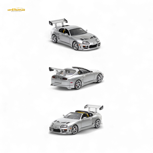 Fast Speed Supra Targa - Silver 1:64