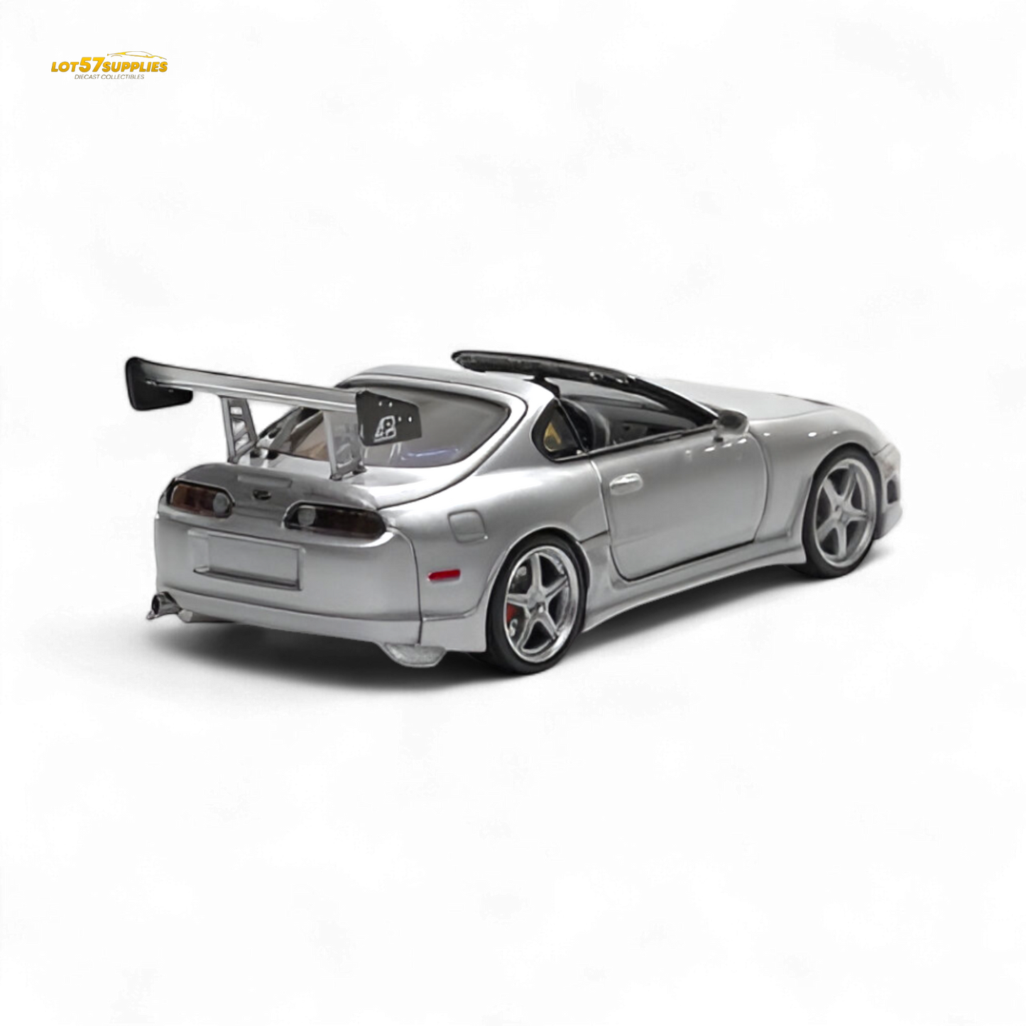 Fast Speed Supra Targa - Silver 1:64