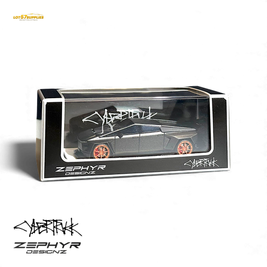 404ERROR Tesla Cybertruck Custom Widebody - Matte Gray 1:64