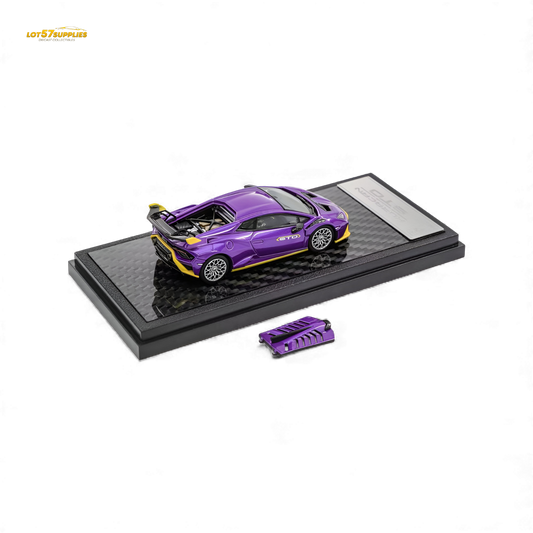 LCD Lamborghini Huracan STO Purple 1:64