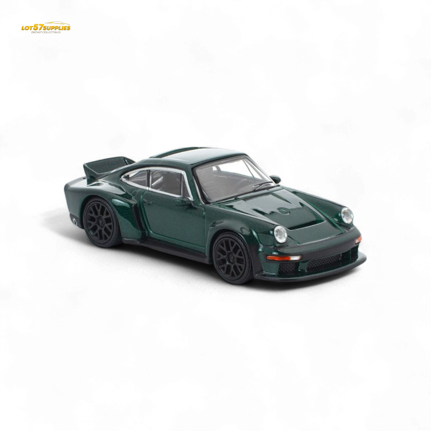PopRace Singer DLS Turbo (Road) Green 1:64
