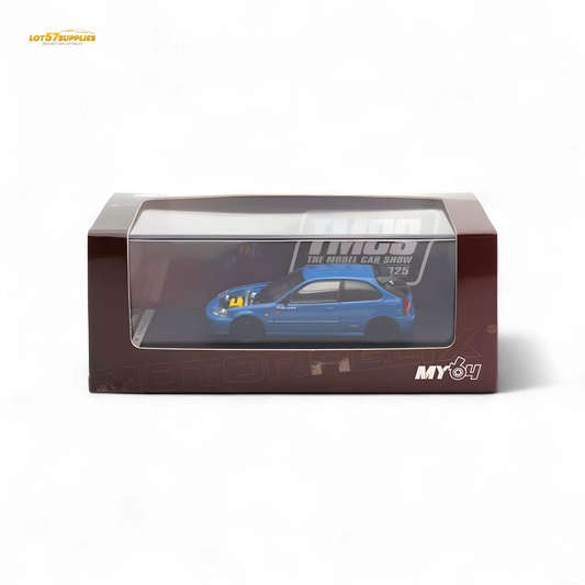 MOTORHELIX Honda Civic EK9 Blue 1:64