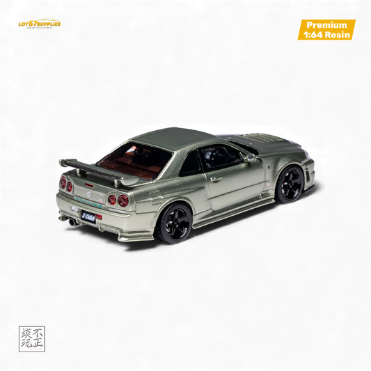 Cars' Lounge Skyline GT-R R34 NISMO Z-TUNE Millenium Jade 1:64