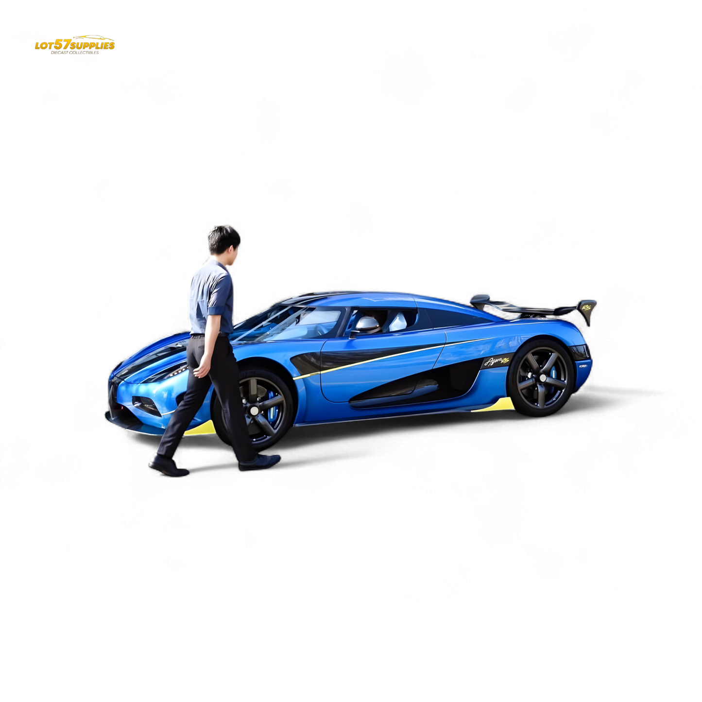 Guo Ji Agera RS Blue 1:64