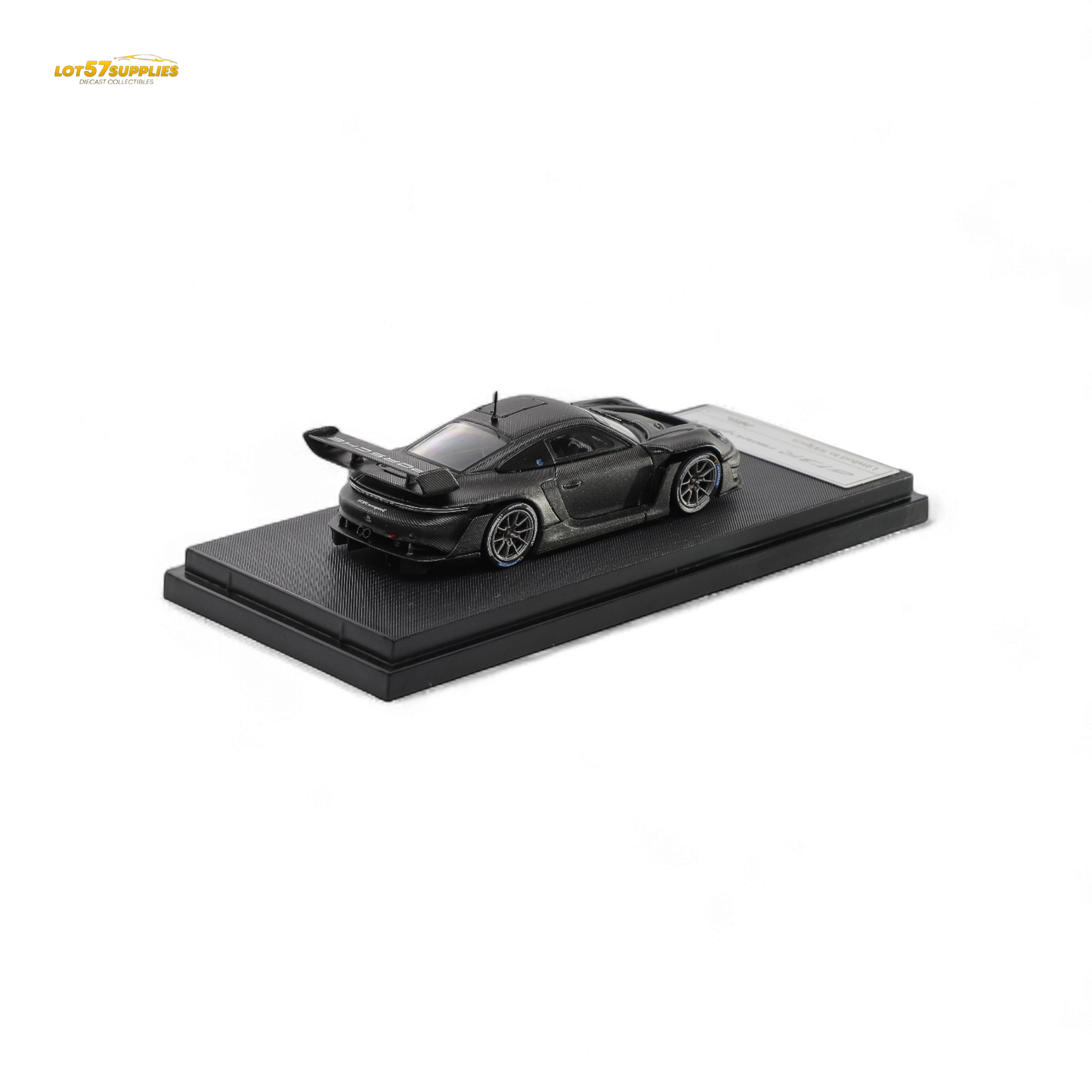HKM Porsche 911 GT3 R Rennsport Full Carbon Black 1:64