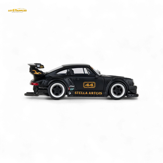 ModelModel Porsche RWB 993 Stella Artois #44 Matte Black 1:64