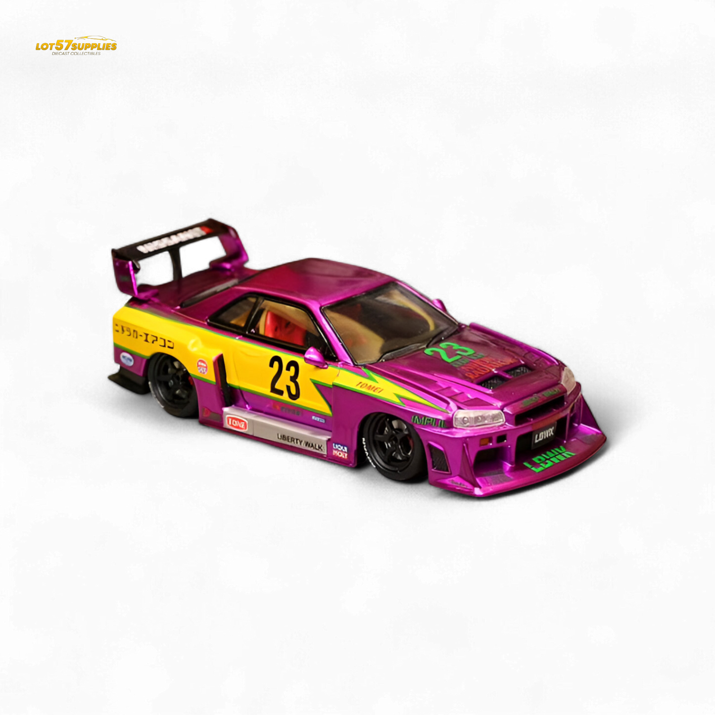 Street Weapon LBWK ER34 Chromed Purple Special Edition 1:64