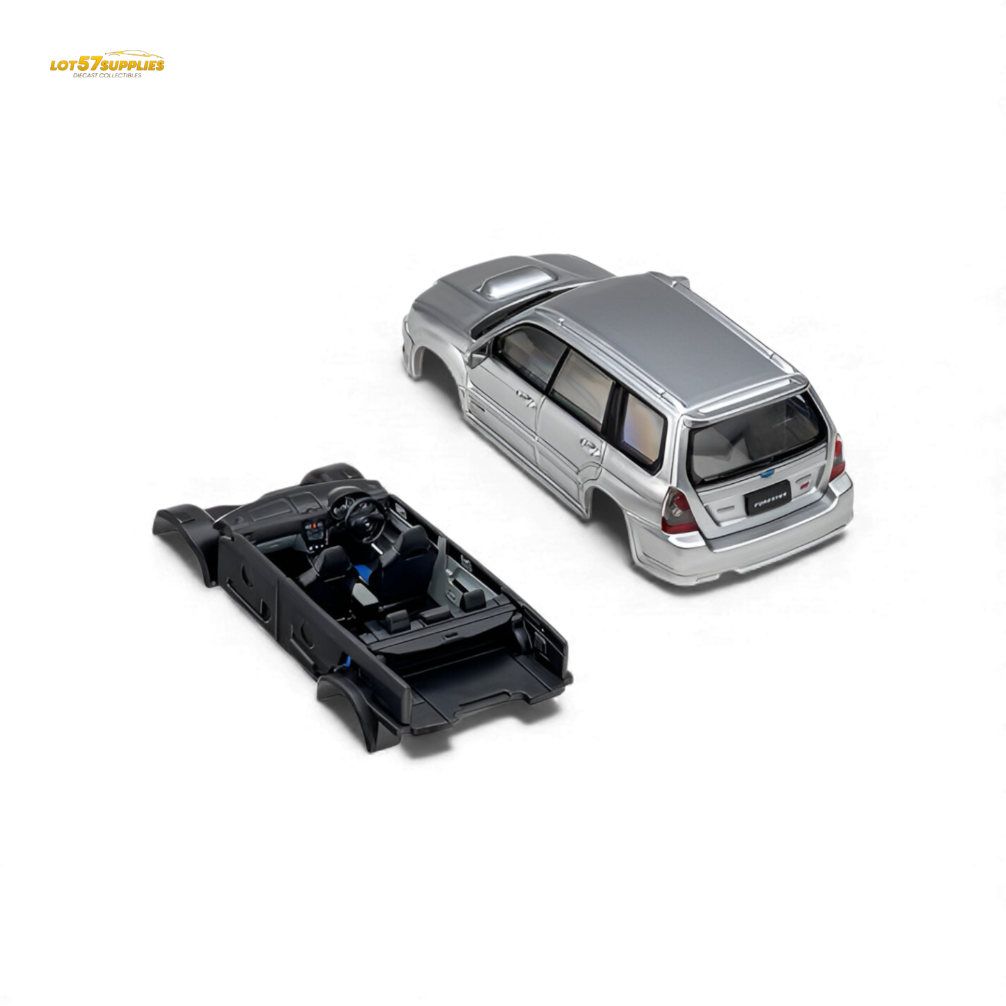 Fiberrun Subaru Forester Silver 1:64