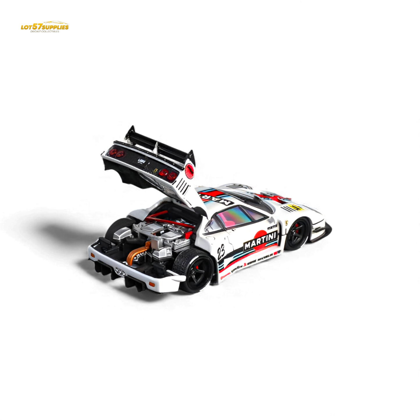 Star Models Ferrari F40 LB-Works Martini 23# 1:64