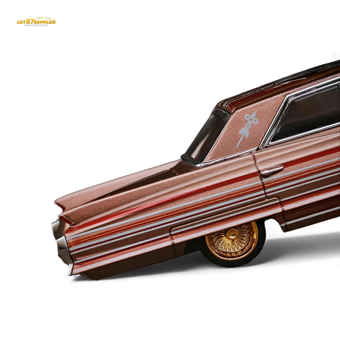 MK Miniatures Cadillac Diwei Metallic Red Copper 1:64