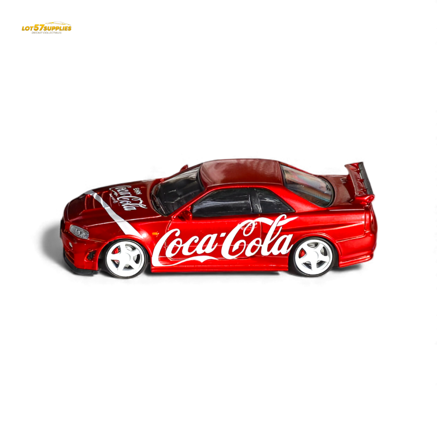 Fuji Nissan Skyline R34 GT-R Nismo Z-Tune Coca Cola 1:64