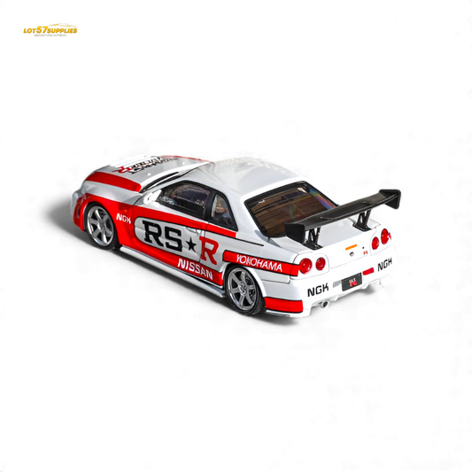 Fuji Skyline R34 GT-R Nismo Z-Tune White 1:64