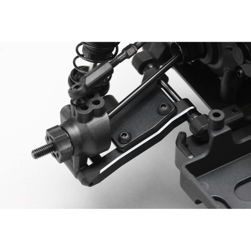 Y2-008RAW Yokomo Aluminum Rear "H" Arm (Weight Spec/Short) (Black)