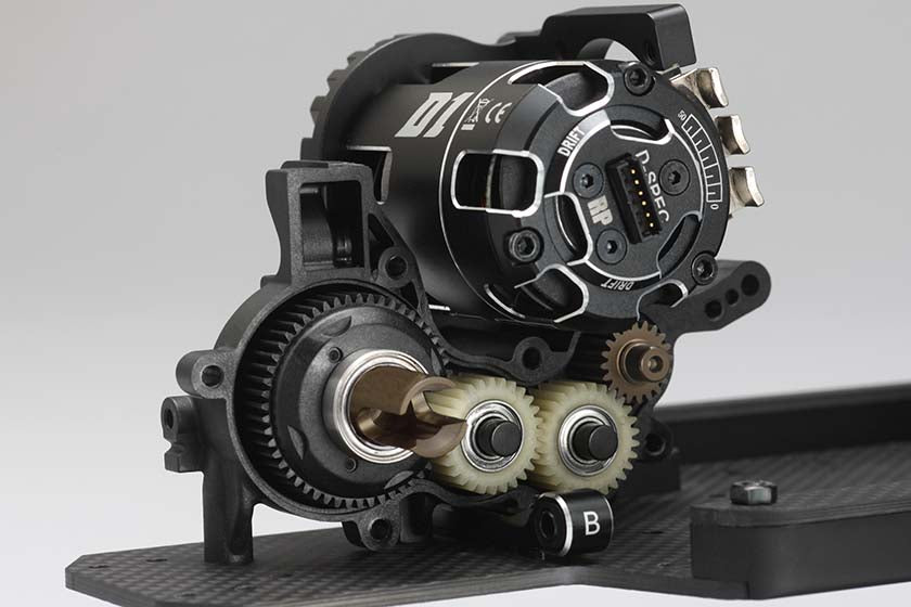 Y2-500GSAA Yokomo Resin Bevel Gear Differential w/Aluminum Drive Cups (Assembled)