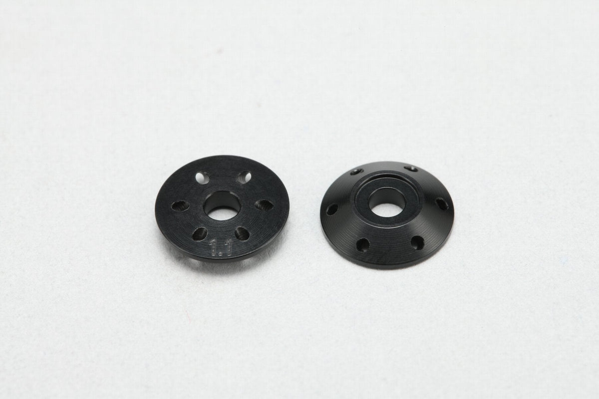 Y2-S116TA Yokomo SLF Big Bore Shock Tapered Piston 1.1 x 6 Holes (2)