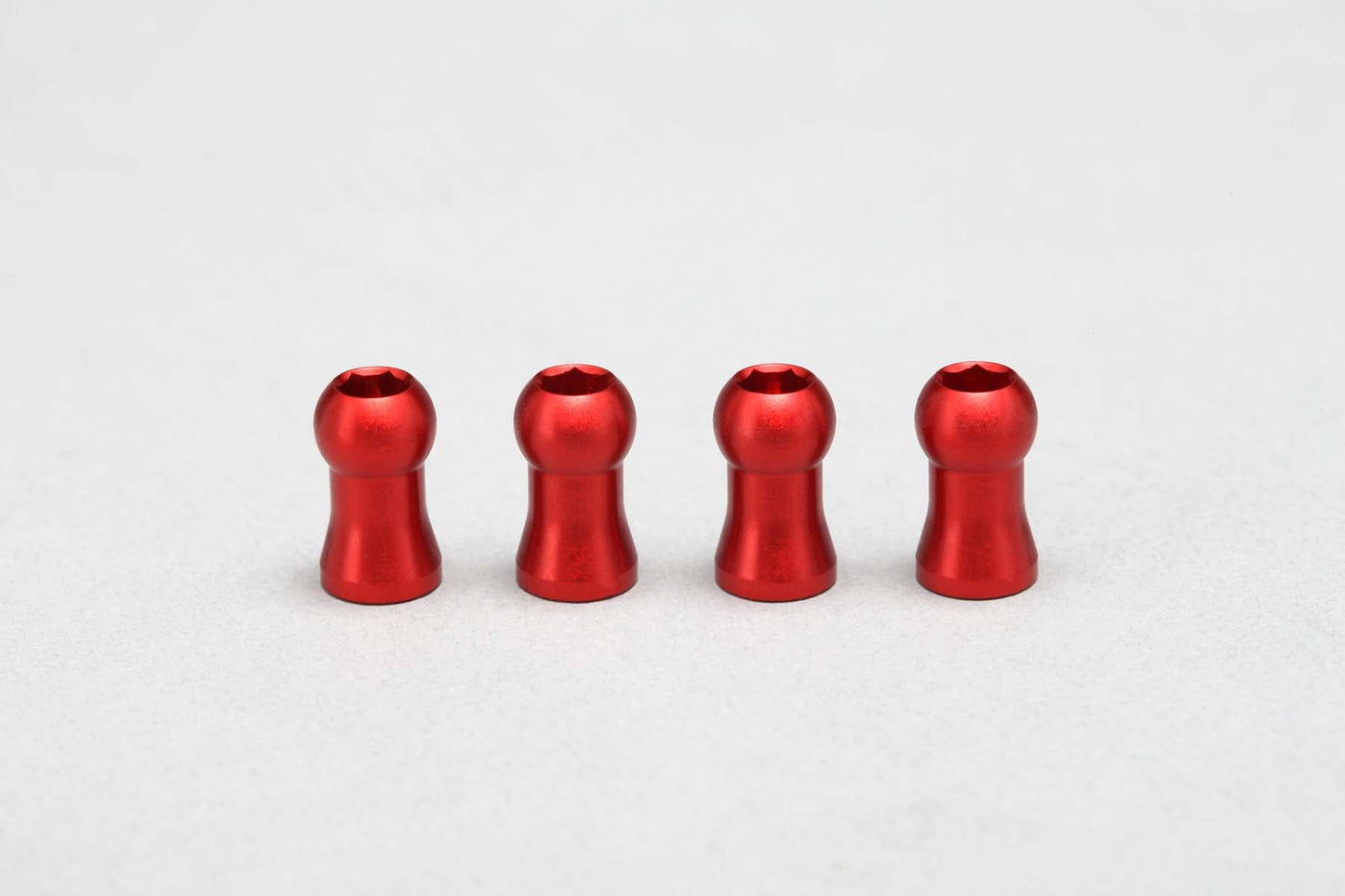 Y2-S8RA Yokomo Shock Mounting Balls For Big Bore Shocks (Red)