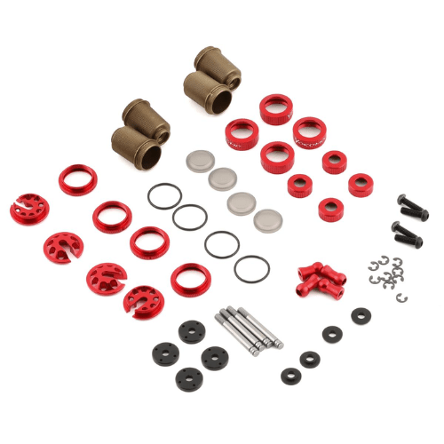 Y2-SBBSRA Yokomo SLF (Super Low Friction) Aluminum Big Bore Shock Set (Red)