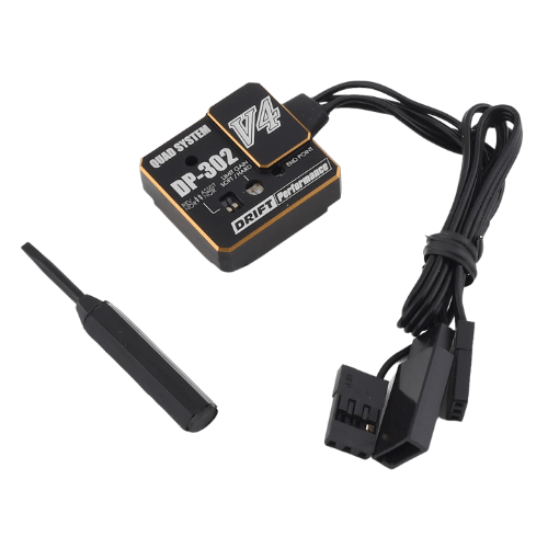 Yokomo DP-302 V4 Drift Performance Steering Gyro (Black)