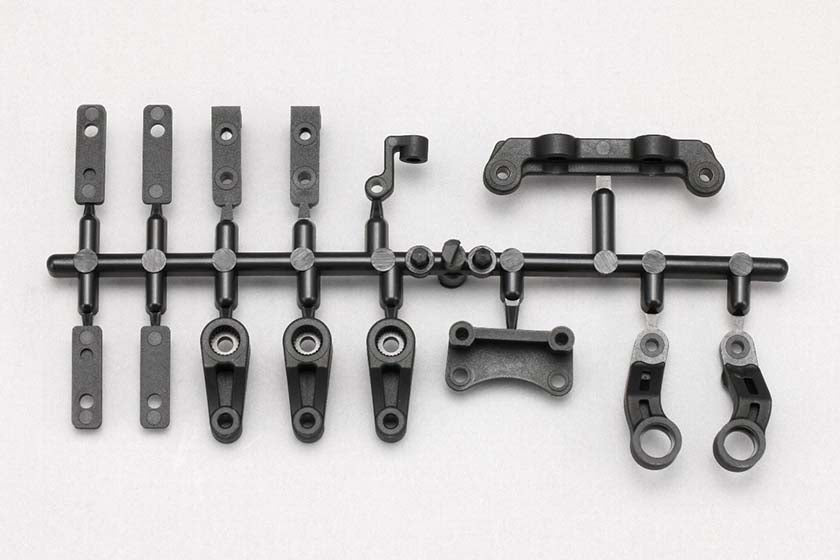 Z2-200-3A Yokomo Steering Bell Crank/Servo Horn/Servo Mount Set