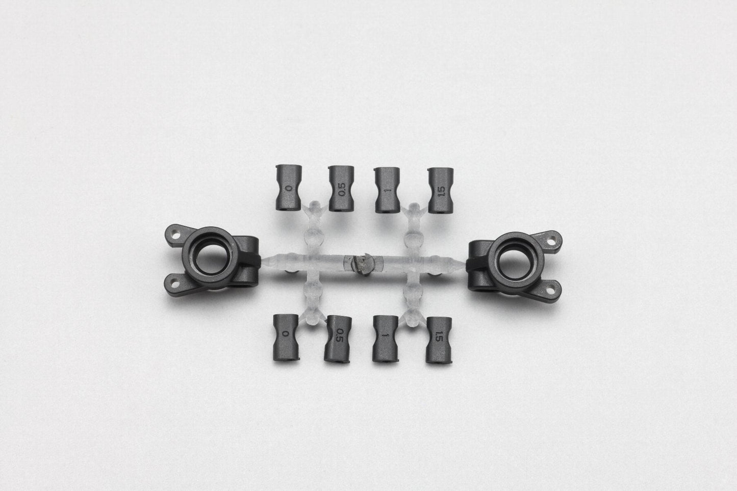 Z2-415RDCA Yokomo Rear Hub Carrier/Bushing Set (3 Pin) (Hard)