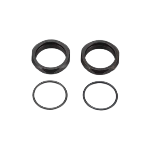 Z2-S4AJA Yokomo Shock Adjuster Nut and O-Ring (2)