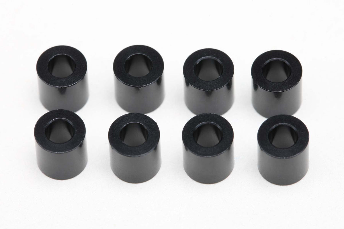 ZC-A3660B Yokomo 3x6x6.0mm Aluminum Shim (Black) (8)