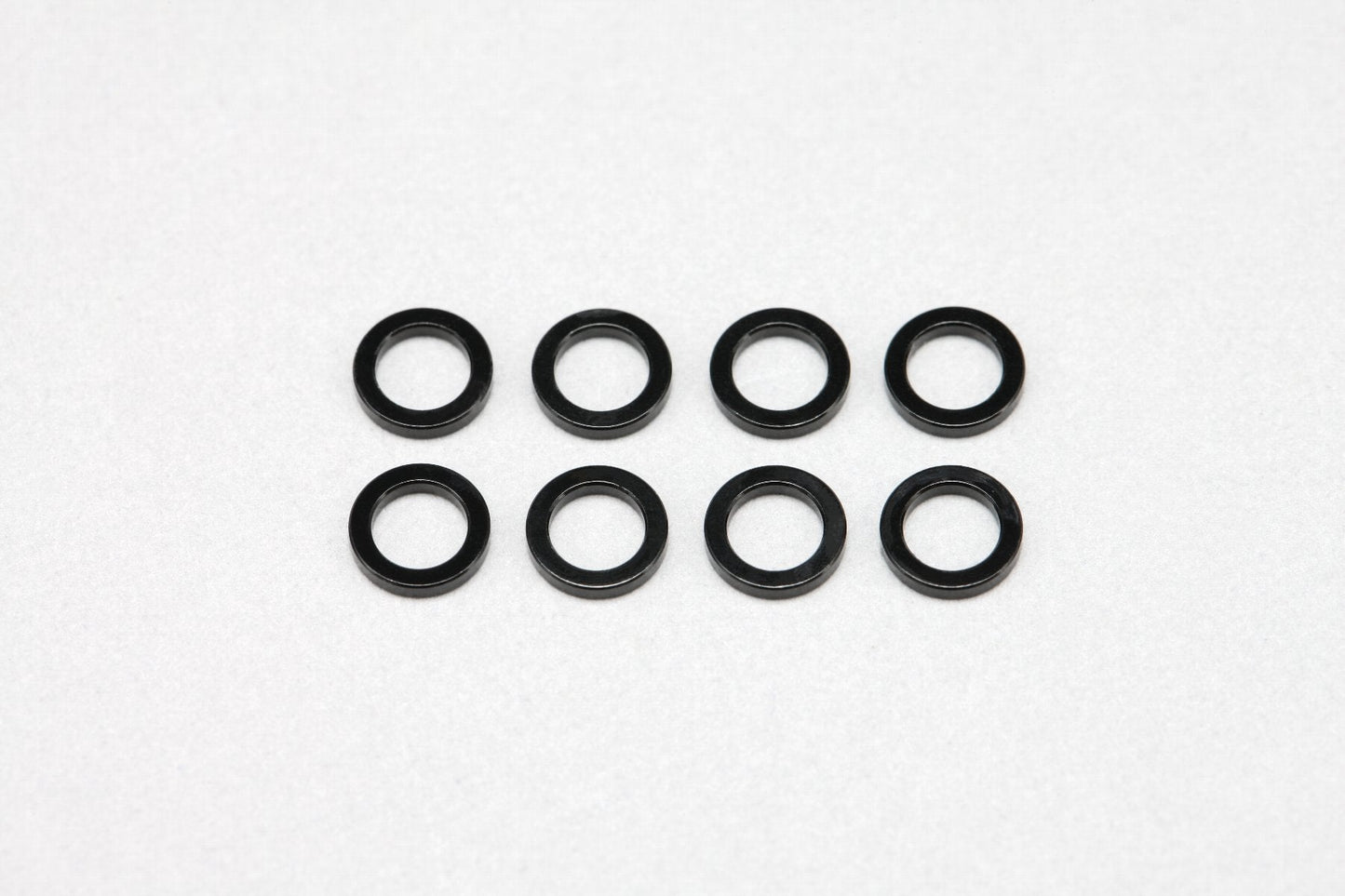 ZC-A4610BA Yokomo 4x6x1.0mm Aluminum Shims (Black) (8)