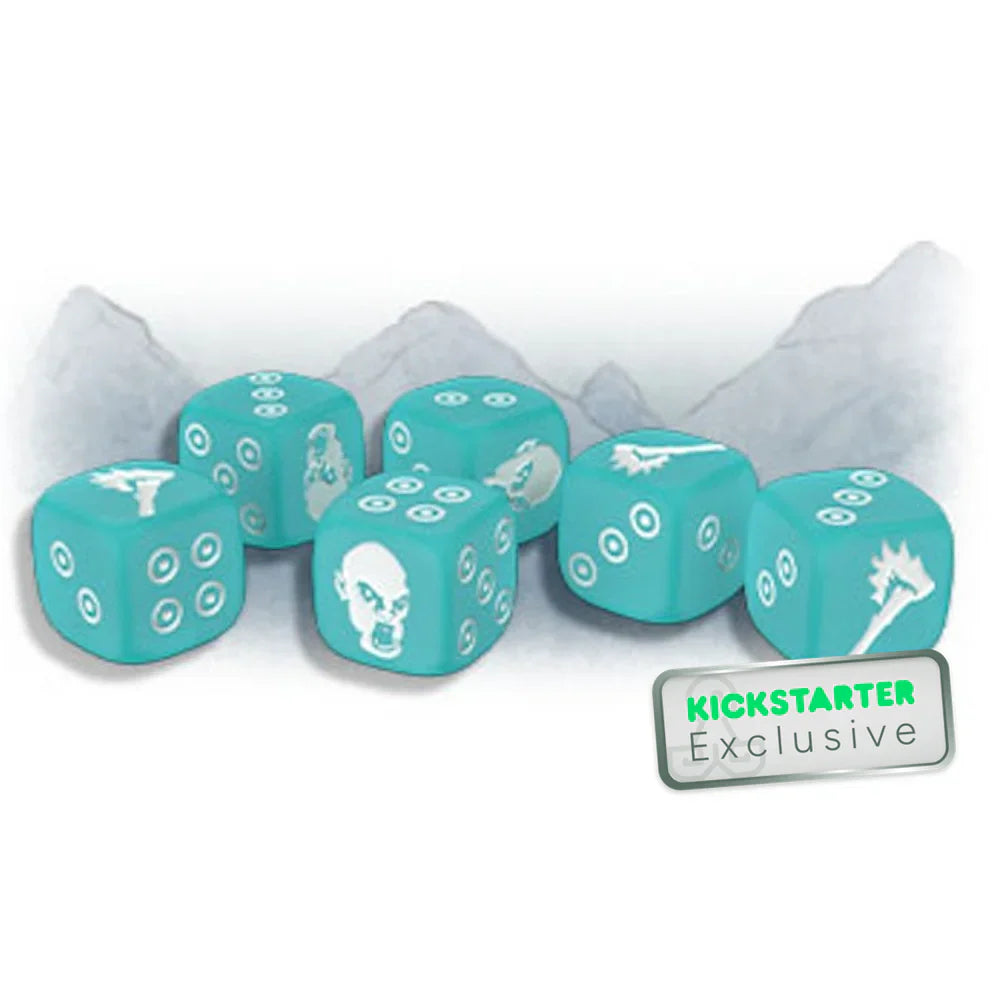 Zombicide: White Death Frost Dice - Kickstarter Exclusive