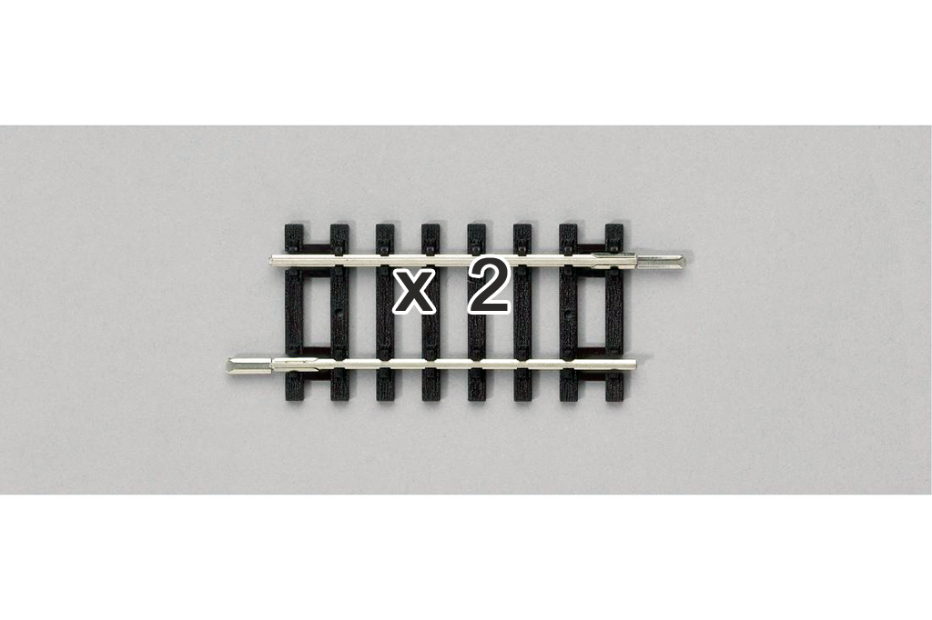 Piko 55208 HO Scale Adapter Track for Code 100 62mm, Pair