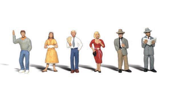 Woodland Scenics A1821 HO Train Figures Pedestrians