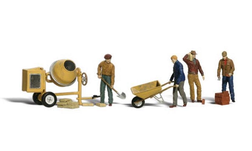 Woodland A1901 HO Scale Masonry Workers