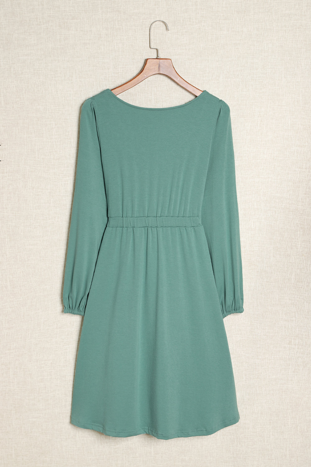 Julianna Button Up High Waist Long Sleeve Dress. by Poppy Lee Lane
