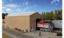 Walthers Cornerstone 933-2985 HO Modern Single-Track Engine House Kit