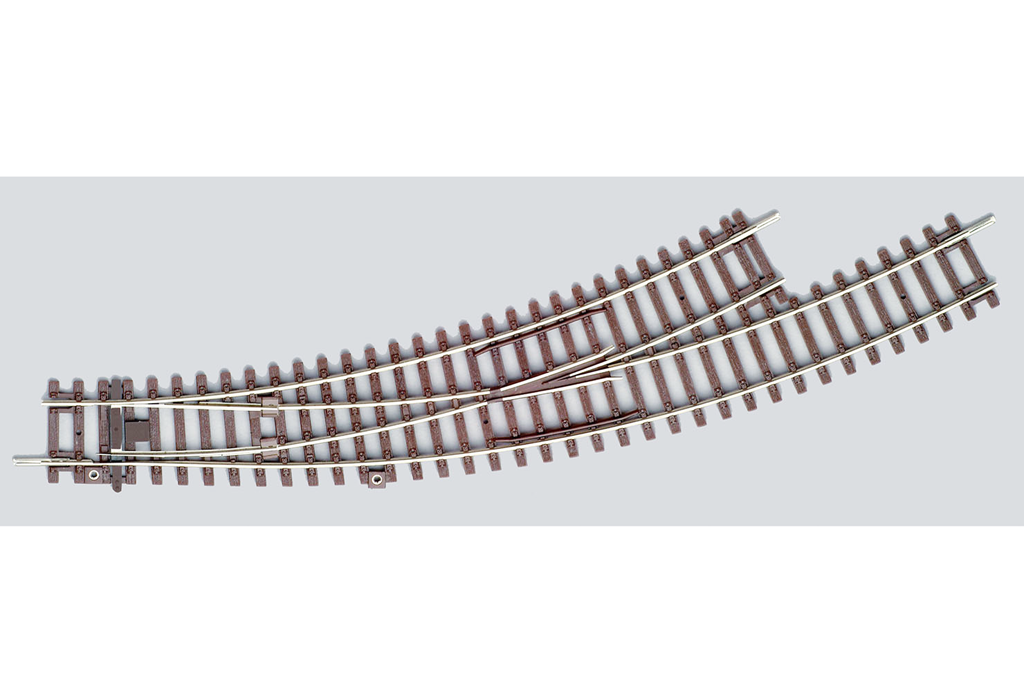 Piko 55222 HO Scale Left Curved Switch BWL R2/R3 A-Track