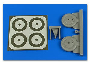 Aires 2225 1/32 I153 Wheels & Paint Masks For ICM