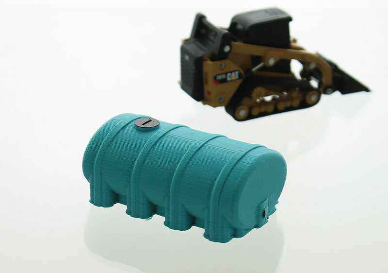 3D To Scale 64-322-BG 1/64 – Elliptical Leg Tank 2000gal Bluegreen Model